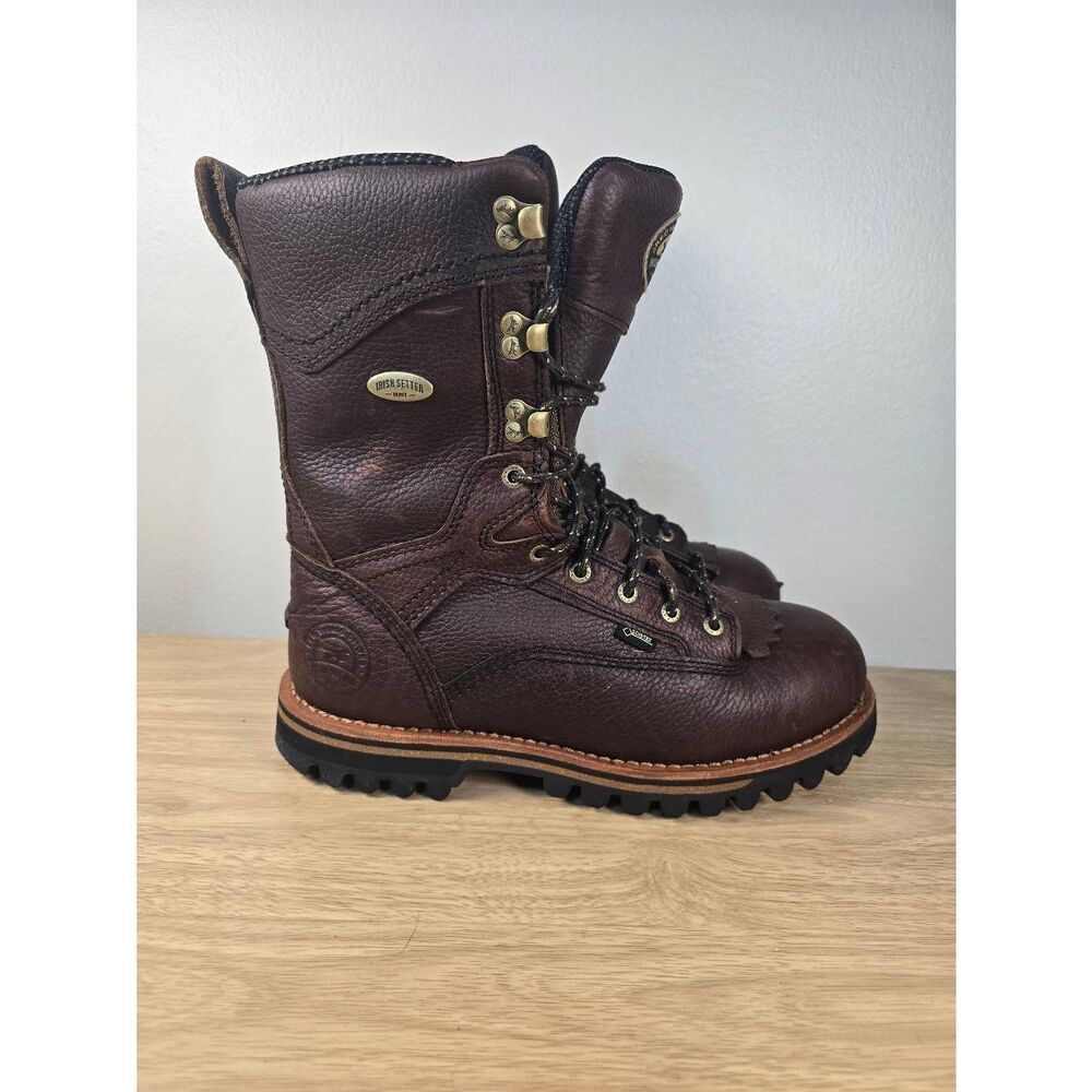 Irish Setter Hunt Elk Tracker Boot 860 1000 Grams Insulation Brown Men’s Size 9